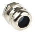 RS PRO Metallic Nickel Plated Brass Cable Gland, M20 Thread, 8mm Min, 14mm Max, IP68