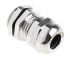 RS PRO Metallic Nickel Plated Brass Cable Gland, PG9 Thread, 4mm Min, 8mm Max, IP68