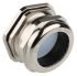RS PRO Metallic Nickel Plated Brass Cable Gland, M63 Thread, 37mm Min, 44mm Max, IP68