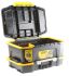 Stanley 2 Cell Black, Yellow PC, Adjustable Compartment Box, 24.7mm x 31mm x 50.7mm