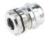 RS PRO Metallic Nickel Plated Brass Cable Gland, PG11 Thread, 5mm Min, 10mm Max, IP68