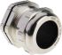RS PRO Metallic Nickel Plated Brass Cable Gland, M32 Thread, 15mm Min, 22mm Max, IP68