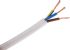 RS PRO 3 Core Power Cable, 1.5 mm², 100m, White, Fire Performance, 500 V