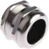 HARTING Han CGM-M Cable Gland, M40 Max. Cable Dia. 32mm, Metal, Metallic, 22mm Min. Cable Dia., IP68