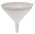 RS PRO HDPE Industrial Funnel, With 120mm Funnel Diameter, 12mm Stem Diameter