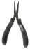 RS PRO Long Nose Pliers, 120 mm Overall, Straight Tip