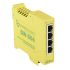 Switch Ethernet Brainboxes 4 porte RJ45, montaggio Guida DIN