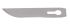 Swann-Morton Carbon Steel Curved Scalpel Blade, SM 04, 50 per Package