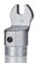 Gedore 8791 Series Square Spanner Head, 10 mm, Chrome Finish