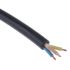 RS PRO 3 Core Power Cable, 1 mm², 100m, Black CPE Sheath, TRS, 10 A, 300 V, 500 V