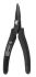 RS PRO Electronics Pliers, Round Nose Pliers, 150 mm Overall, Bent Tip, ESD