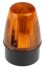 Moflash LED100 Amber Flashing Beacon, 85 → 280 V ac, 85 → 380 V dc, Surface Mount, Wall Mount, LED Bulb,