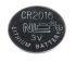 RS PRO CR2016纽扣电池 3V 90mAh 5粒