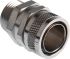 Flexicon Straight, Conduit Fitting, 20mm Nominal Size, M20, Nickel Plated Brass