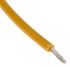 RS PRO Yellow 0.2 mm² Hook Up Wire, 24 AWG, 11/0.16 mm, 100m, PVC Insulation