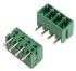 RS PRO, 3.5mm Pitch, 4 Way, Right Angle, Pluggable Terminal Block, Header, Through Hole, Solder Termination