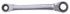 Facom Ratchet Spanner, 8 x 10mm, Metric, Double Ended, 150 mm Overall