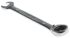 Bahco Ratchet Spanner, 30mm, Metric, Double Ended, 393 mm Overall