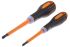 Bahco Pozidriv; Slotted Insulated Screwdriver Set, 2-Piece