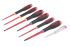Bahco Pozidriv; Slotted Insulated Screwdriver Set, 6-Piece