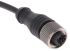 RS PRO Straight Female 4 way M12 to Unterminated Sensor Actuator Cable, 5m
