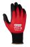 Skytec Red Nitrile Coated Nylon Work Gloves, Size 10, Large, 2 Gloves