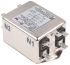 TE Connectivity Corcom AYO Serien RFI-filter, Flangemontering, 6A, 250 V ac, 50Hz, Terminering: Spadeformet, Antal