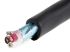 Alpha Wire Control Cable, 3-leder, 0,81 mm², Skærmet, Sort, UD: 6.81mm 30m, Xtra-Guard 4, CE, CSA, UL