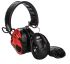 3M PELTOR SportTac Wired Electronic Ear Defenders with Headband, 26dB, Red