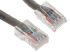 Cinch Connectors Cat5e Ethernet Cable, RJ45 to RJ45, U/UTP Shield, Grey, 300mm