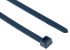 HellermannTyton Cable Tie, 387mm x 7.6 mm, Blue Metal Detectable, Pk-100
