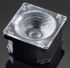 Ledil FA10708_CXP-W, Rose Series LED Lens, 31 → 50 ° Square Beam