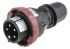 Scame IP66 Red Cable Mount 3P + N + E Power Connector Plug ATEX, IECEx, Rated At 16A, 346 → 415 V