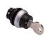 Eaton RMQ Titan 2-position Key Switch Head, Latching, 22mm Cutout