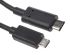 Cable USB, 2m, Negro, Male USB C a Male Micro USB B