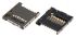 Molex Steckverbinder für Speicherkarten, 1.1mm, 8-polig, 1-reihig, Female, Push/Pull, MicroSD, Oberflächenmontage
