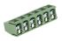 RS PRO PCB Terminal Block, 6-Contact, 5mm Pitch, Through Hole Mount, 1-Row, Screw Termination