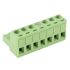 RS PRO 5.08mm Pitch 7 Way Right Angle Pluggable Terminal Block, Plug, Through Hole, Screw Termination
