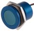 RS PRO Blue Panel Mount Indicator, 22mm Mounting Hole Size, Lead Wires Termination, IP67