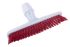 RS PRO Hard Bristle Red Scrubbing Brush, Nylon bristle material