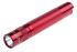 Mag-Lite Solitaire Taschenlampe Schlüsselanhänger LED Rot im Alu-Gehäuse , 37 lm / 61 m, 81 mm