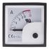 RS PRO Analogue Panel Ammeter 10A AC, 46mm x 46mm, ±1.5 % Moving Iron