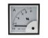 RS PRO Analogue Panel Ammeter 40A AC, 92mm x 92mm, ±1.5 % Moving Iron