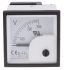 RS PRO Analogue Voltmeter AC 1.5 %, 46 x 46 mm