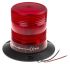 RS PRO Red Flashing Beacon, 10 → 100 V dc, Surface Mount, Wall Mount, LED Bulb, IP56