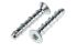 RS PRO Carbon Steel Anchor Bolt M10 x 60mm, 10mm fixing hole