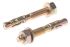 RS PRO Carbon Steel Anchor Bolt M10 x 75mm, 10mm Fixing Hole