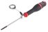 Facom Slotted Screwdriver, 4 mm Tip, 100 mm Blade, 209 mm Overall