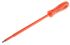 ITL Insulated Tools Ltd Slotted Insulated Screwdriver, 5 x 1 mm Tip, 203 mm Blade, VDE/1000V, 280 mm Overall