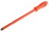 ITL Insulated Tools Ltd Slotted Insulated Screwdriver, 10 x 1.6 mm Tip, 254 mm Blade, VDE/1000V, 368 mm Overall